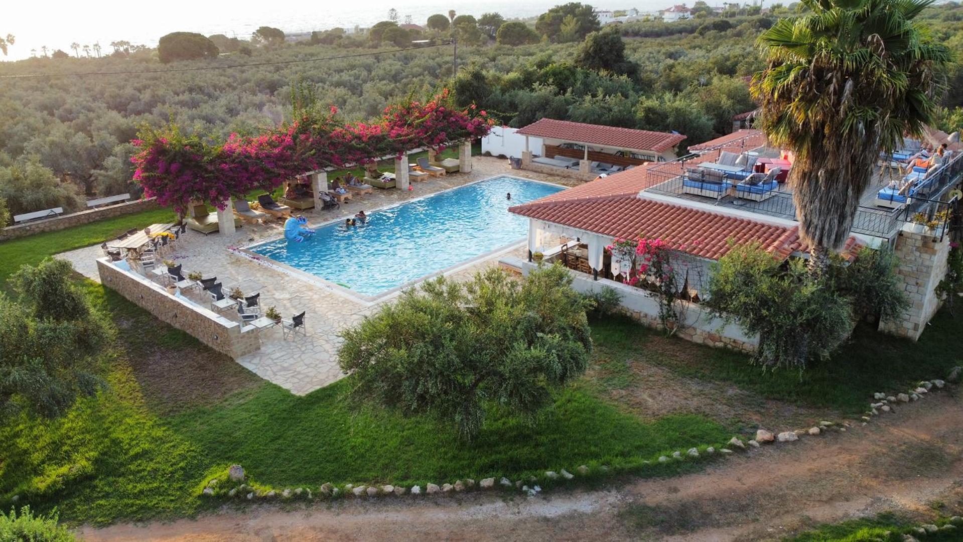 Agrikies Country Retreat Apartment Marathopoli Bagian luar foto